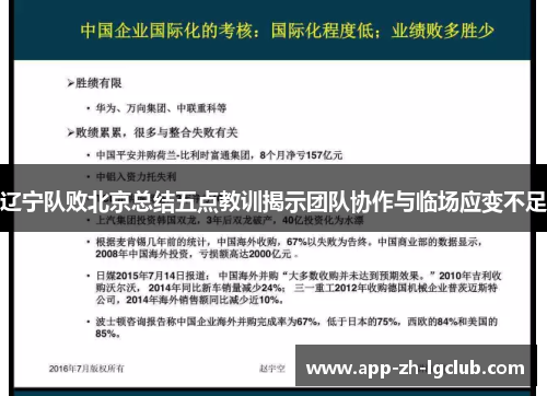 辽宁队败北京总结五点教训揭示团队协作与临场应变不足 辽宁队败北京总结五点教训揭示团队协作与临场应变不足